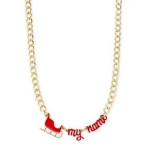 Sleigh My Name Holiday Necklace